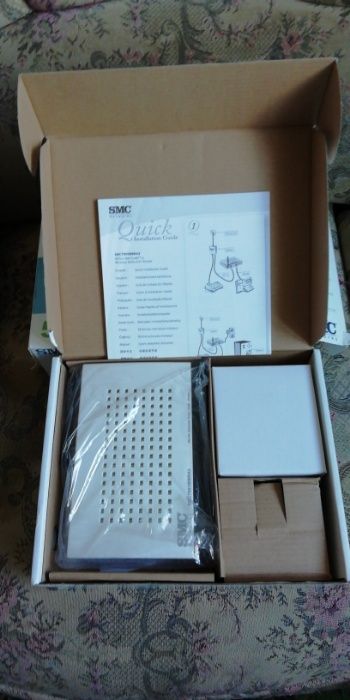 Modem Router ADSL 2/2 + SMC Novo