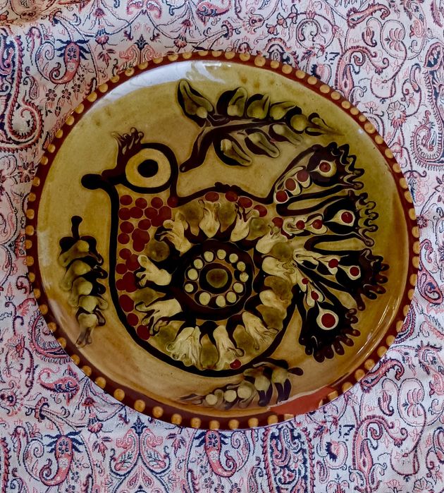 Dekoracyjny talerz ceramiczny