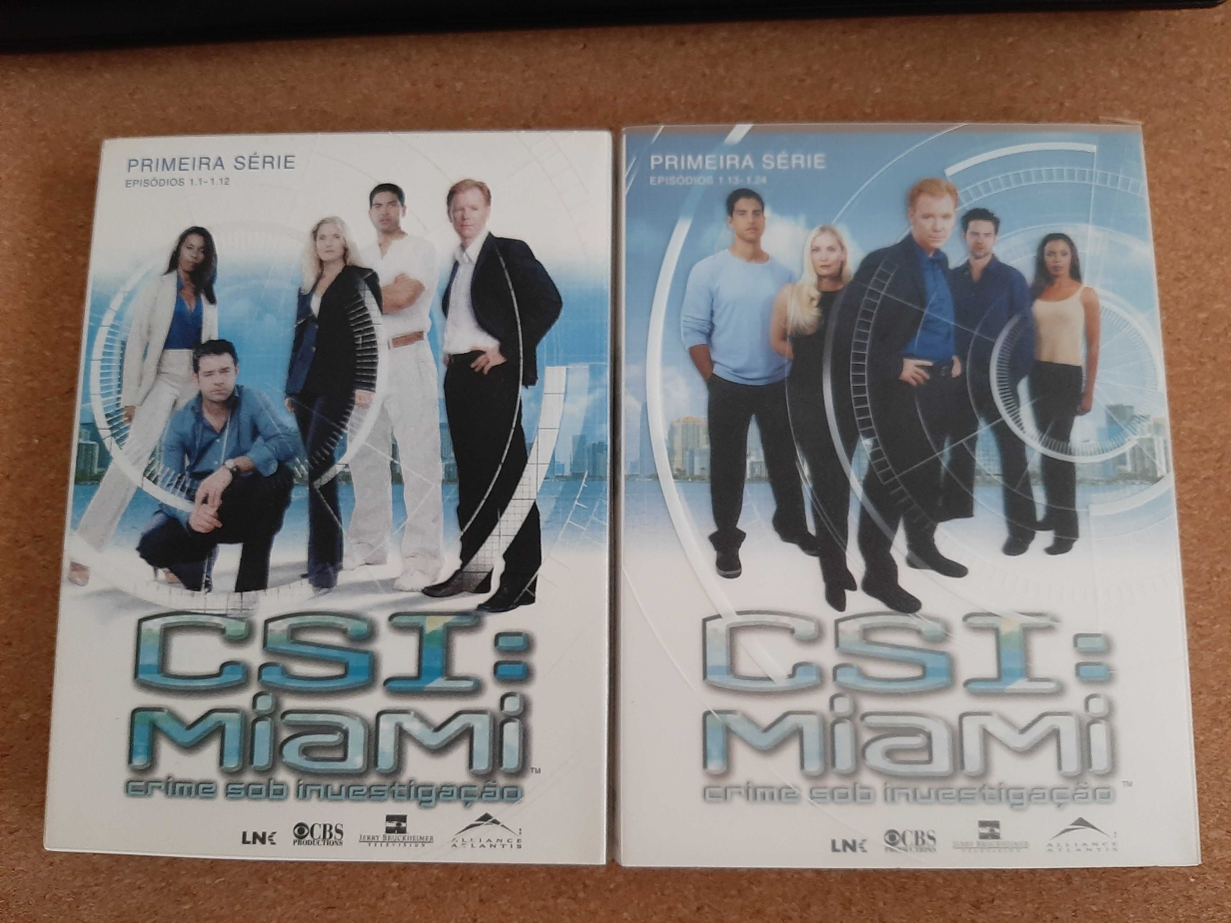 DVD Séries 1, 2, 3 "CSI Miami" - preço por série