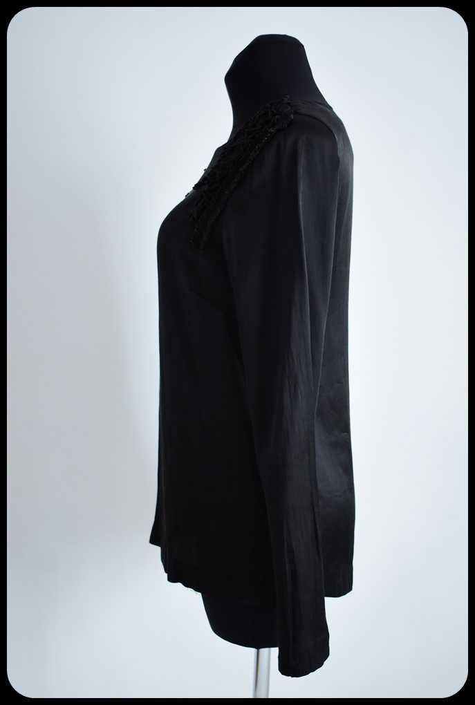 Czarna bluzka damska Saint Tropez rozmiar 38 M