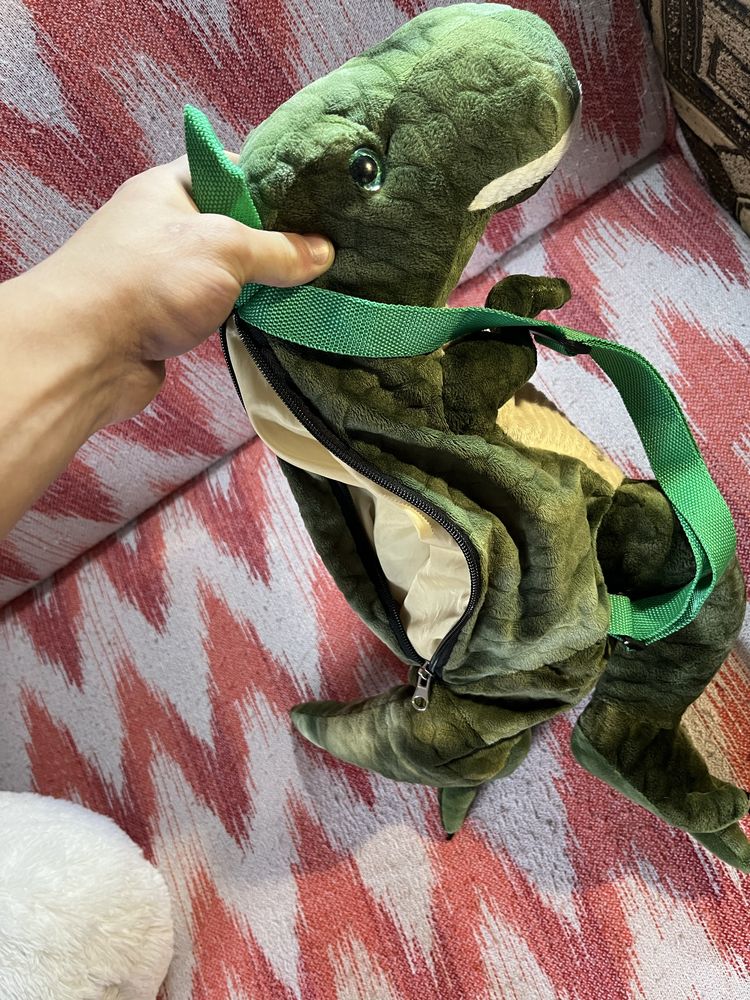 Дитяча сумка у формі динозавра