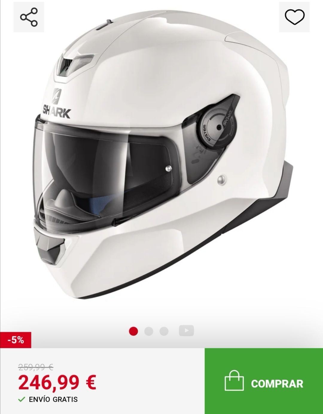 Capacete SHARK (leds)