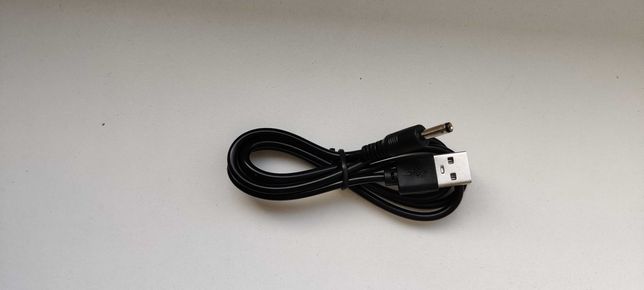 Kabel USB z wtyczką 3.5x1.35 długość 0.8m