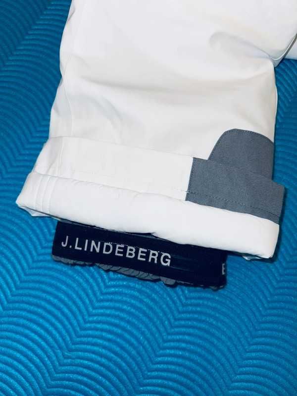 Zimowe białe spodnie narciarskie/snowboardowe J.Lindeberg