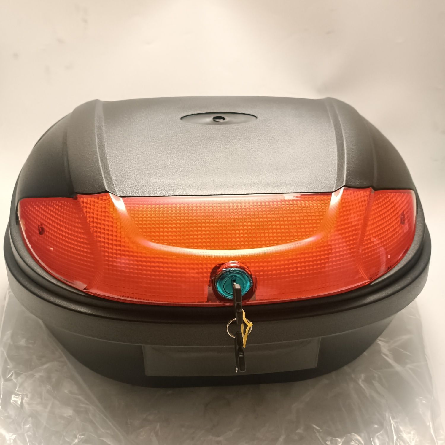Kufer Centralny 50 litrow Duzy zamek klucz płyta 3w1  Quad Motocykl