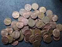 USA 70 sztuk monet 1 cent