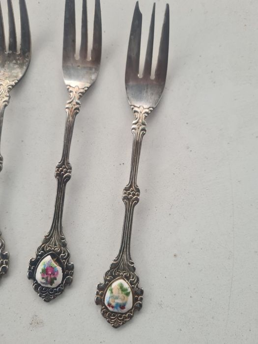 Stare lyzeczki,widelczyki posrebrzane