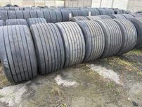 Opony używane naczepowe 435/50r19.5 Hankook TL20 MEGA Możliwa Wysyłka