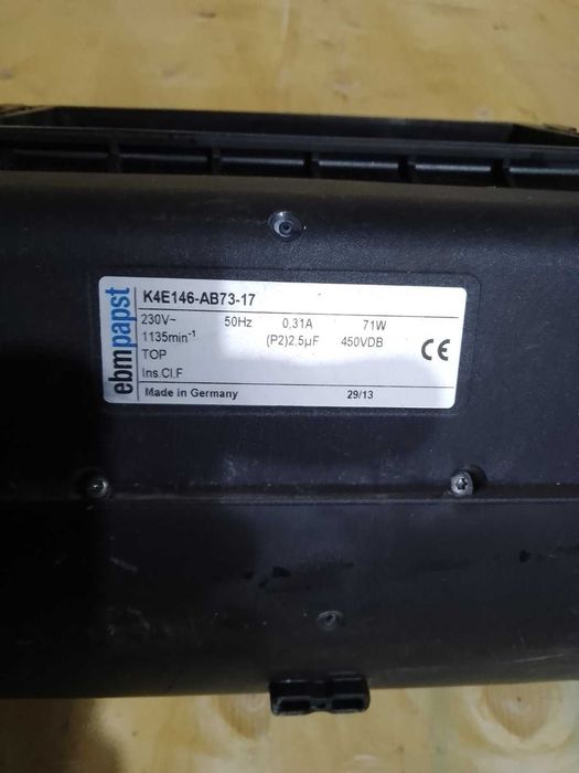 Вентилятор радіальний центробіжний К4Е146-АВ73-17