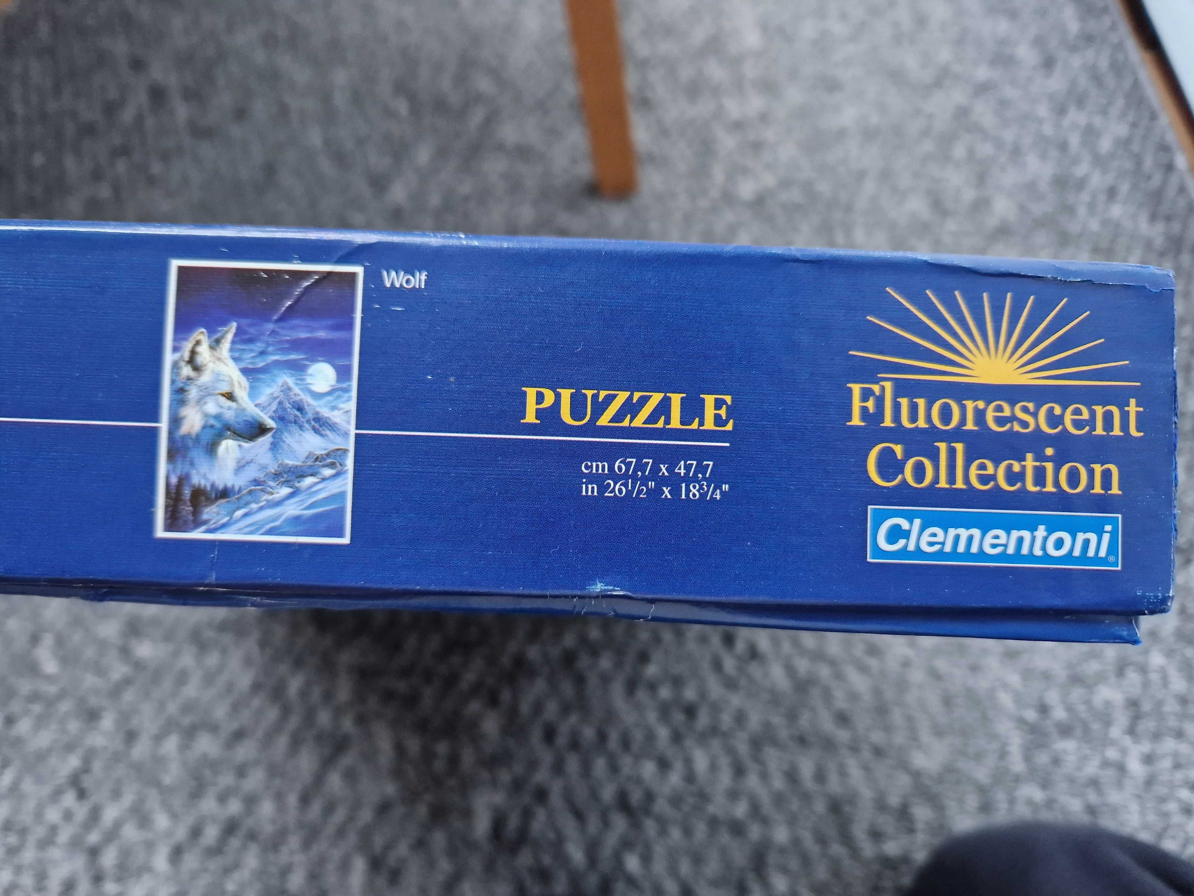 puzzle 1000 Clementoni fluorescencyjne