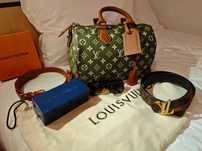 LOUIS VUITTON com Nigo, coleção colaborativa — bolsa de viagem