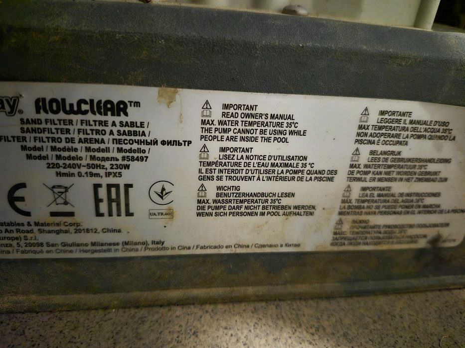 Pompa piaskowa do basenu