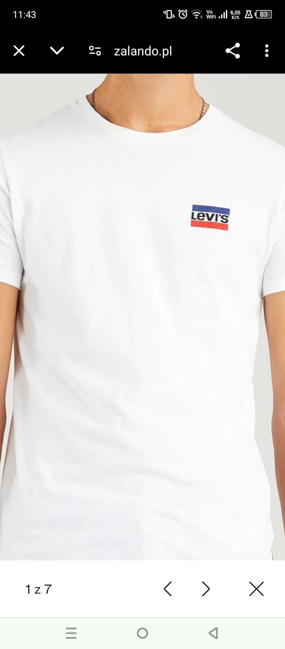T-shirt męski Levi's Slim L