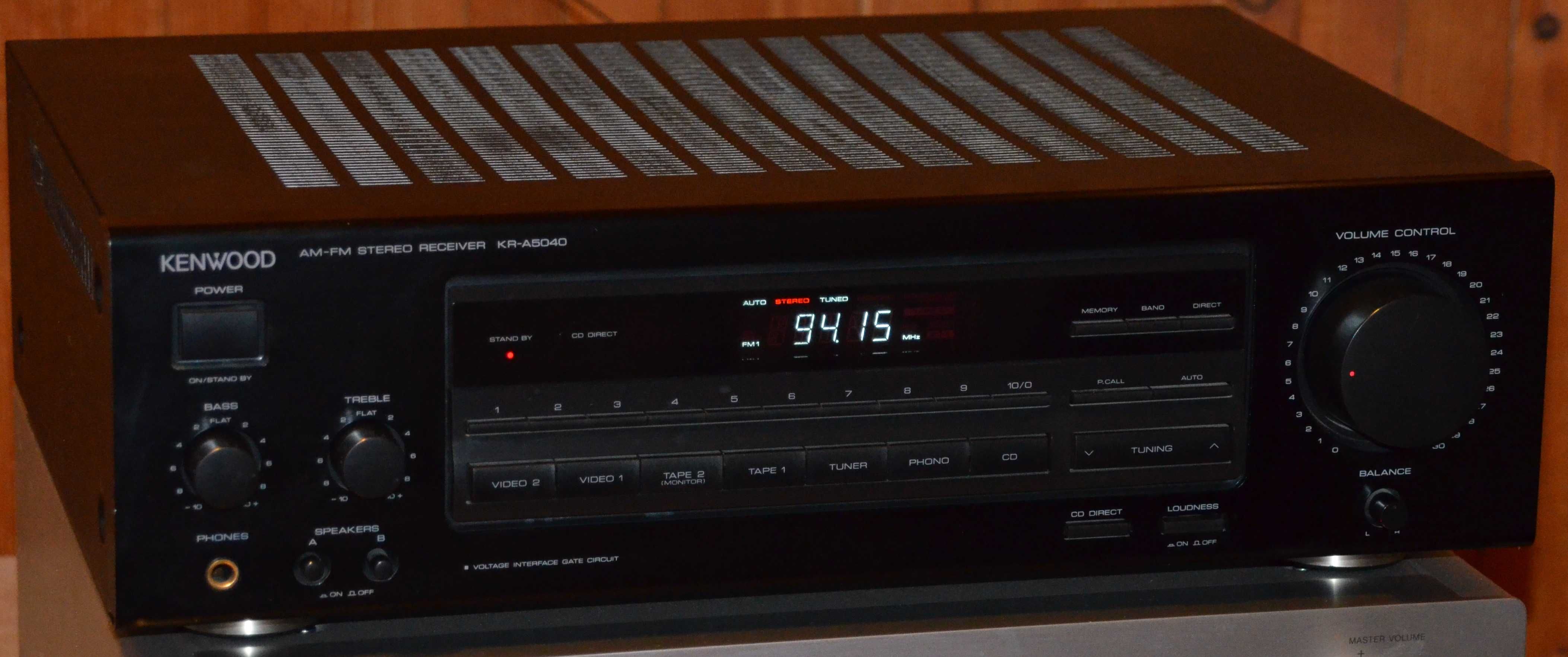 Amplituner stereo Kenwood KR-A5040 z pilotem  2x80w