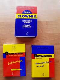 Słownik angielsko-polski, polsko-angielski,rozmówki+gramatyka
