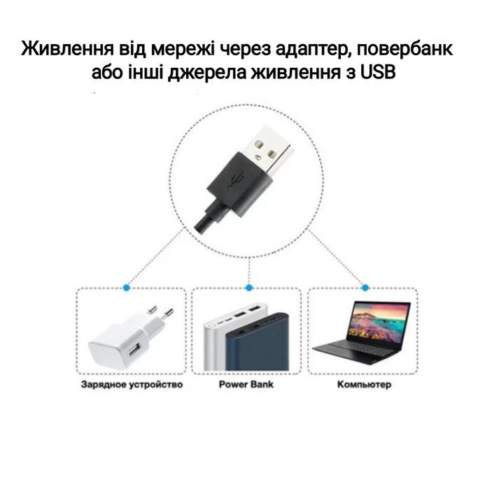 Кільцева LED Лампа 35см 25W + 3 тримача + Штатив 210см 3 режими світла