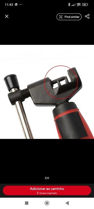 Removedor elo de corrente bicicleta