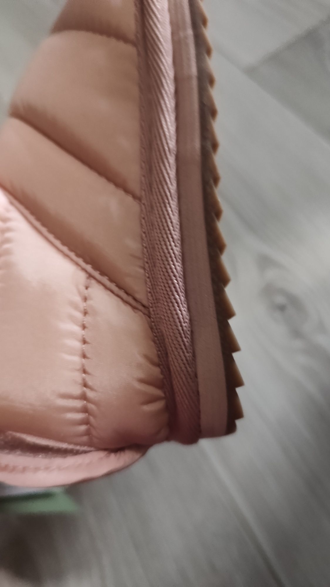 Nowe H&M pudrowy róż watowane buciki buty śniegowce saszki kozaczki 23