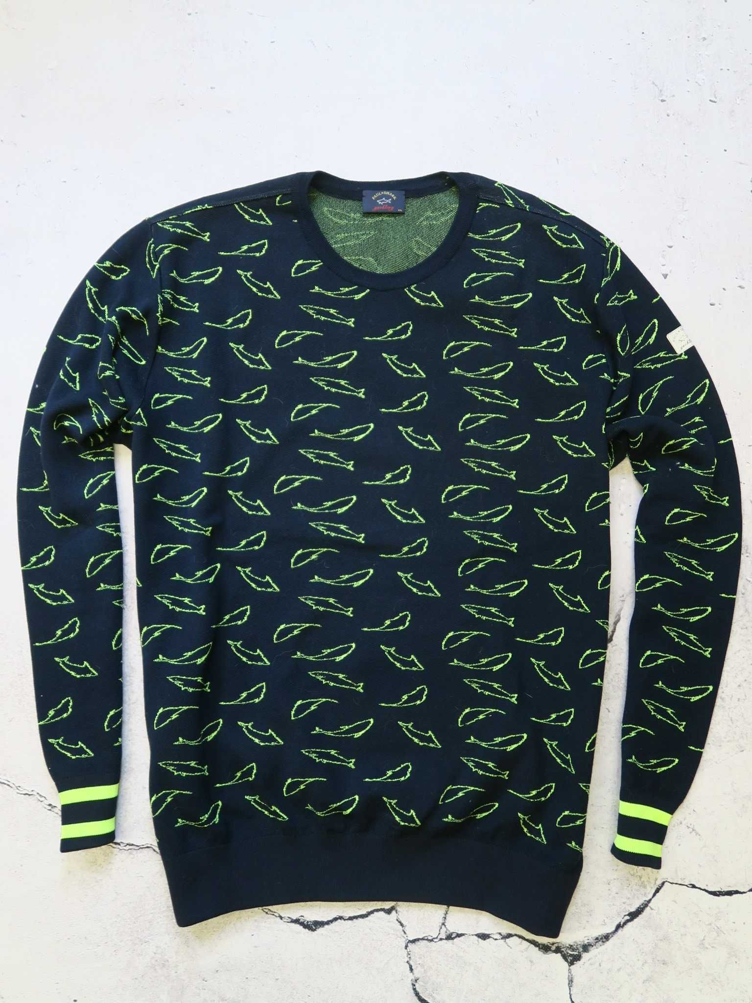 Paul&Shark bluza sweter w monogram XXL