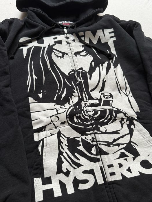 Supreme x Hysteric Glamour Black Zip Hoodie