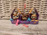 Littlest Pet Shop zestaw pieski szczeniaczki używane unikat