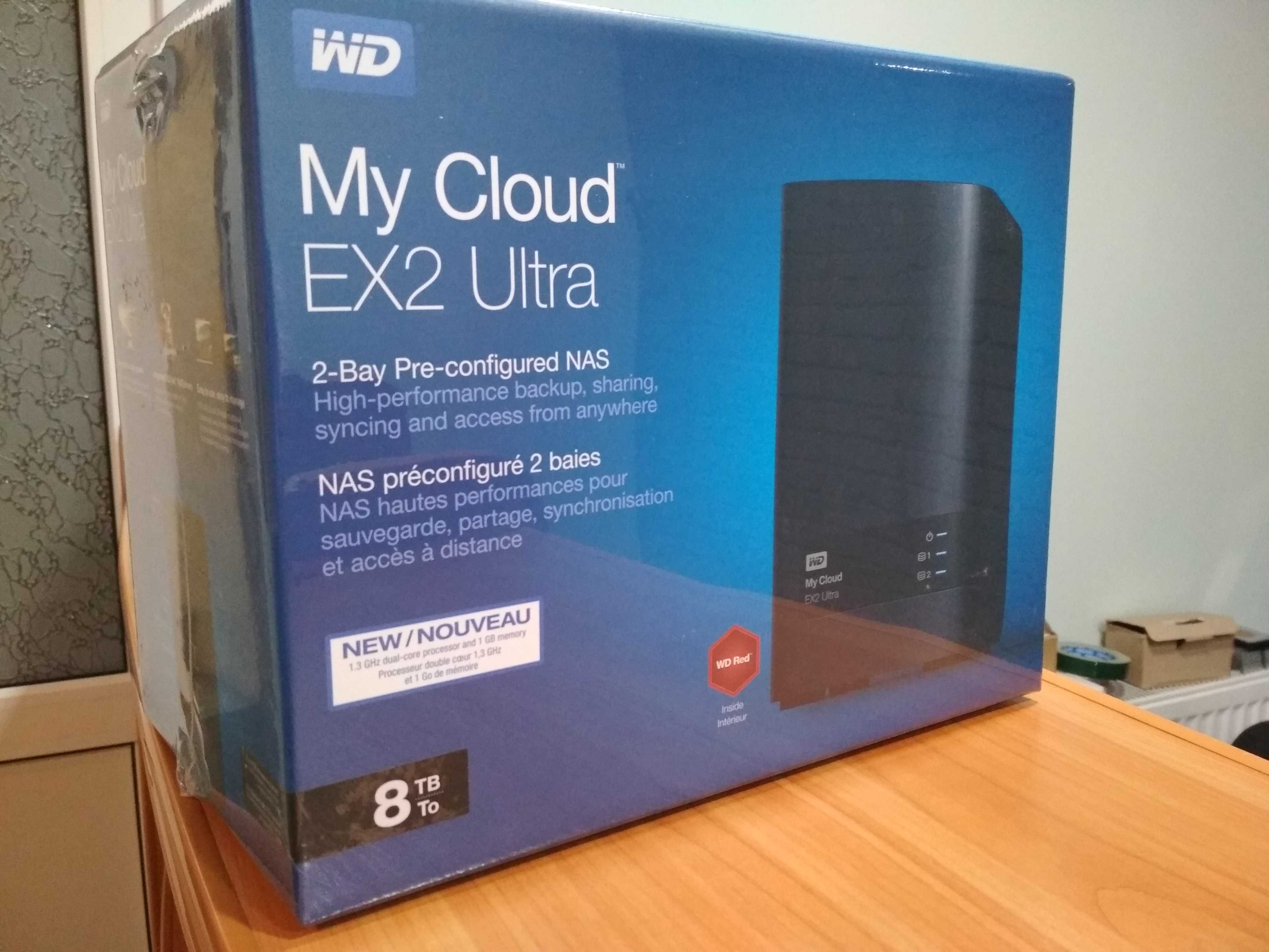 Мережевий накопичувач WD My Cloud EX2 Ultra 8Tb WD Red