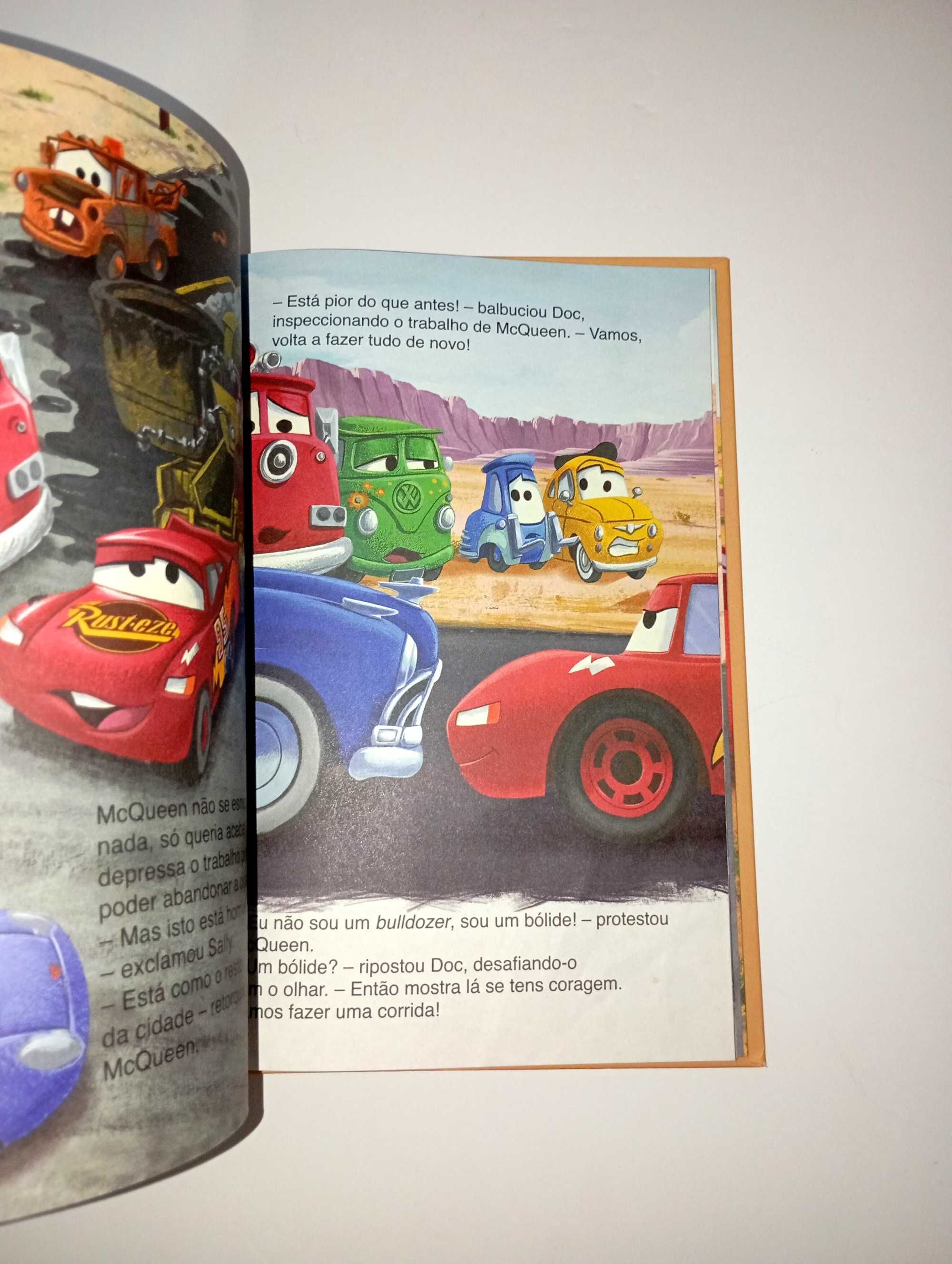 Carros - livro da Disney