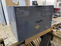Szafka pod umywalkę szary połysk 80x45cm WYSOKA JAKOŚĆ nowa