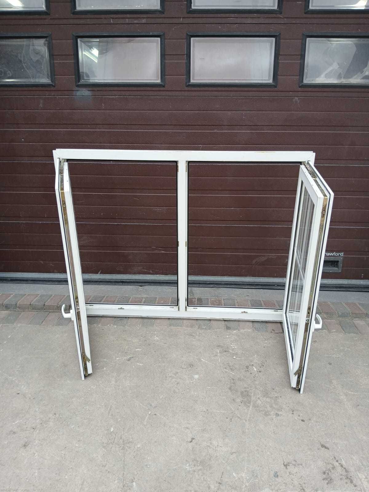 Okno dwuskrzydłowe ze szprosem 162x121 okna białe DOWÓZ CAŁY KRAJ