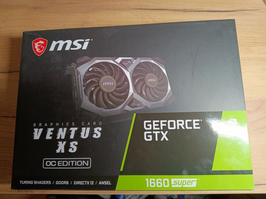 MSI GTX 1660 Super Ventus XS OC 6 GB GDDR6 |  Sprawna, zadbana,