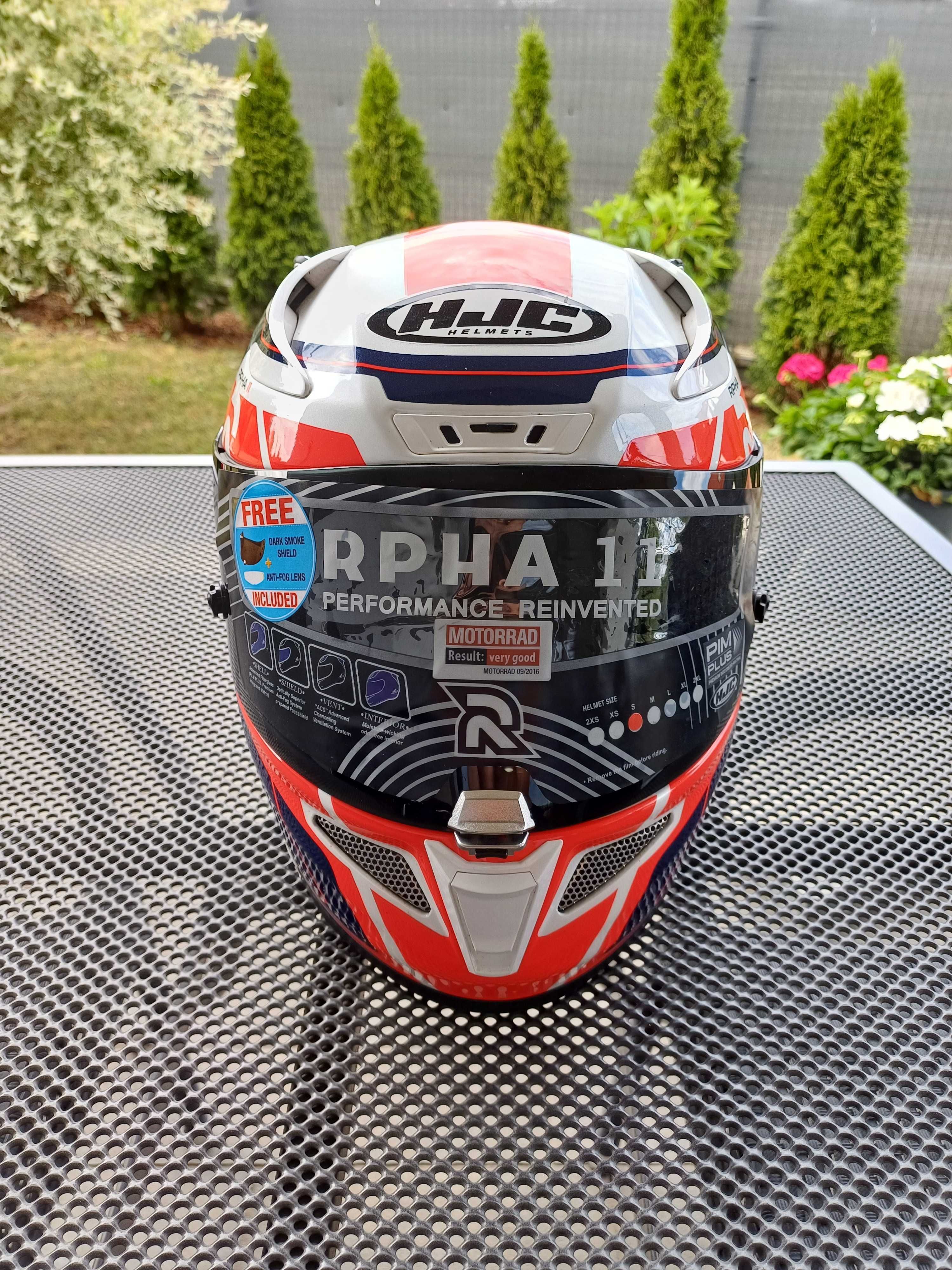 Kask hjc rpha 11 rozmiar S praktycznie nowy