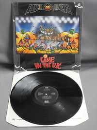 Helloween Live In The UK LP 1989 UK Великобритания пластинка VG+ 1pres