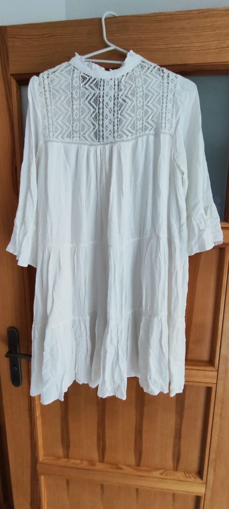 Sukienka biała Boho