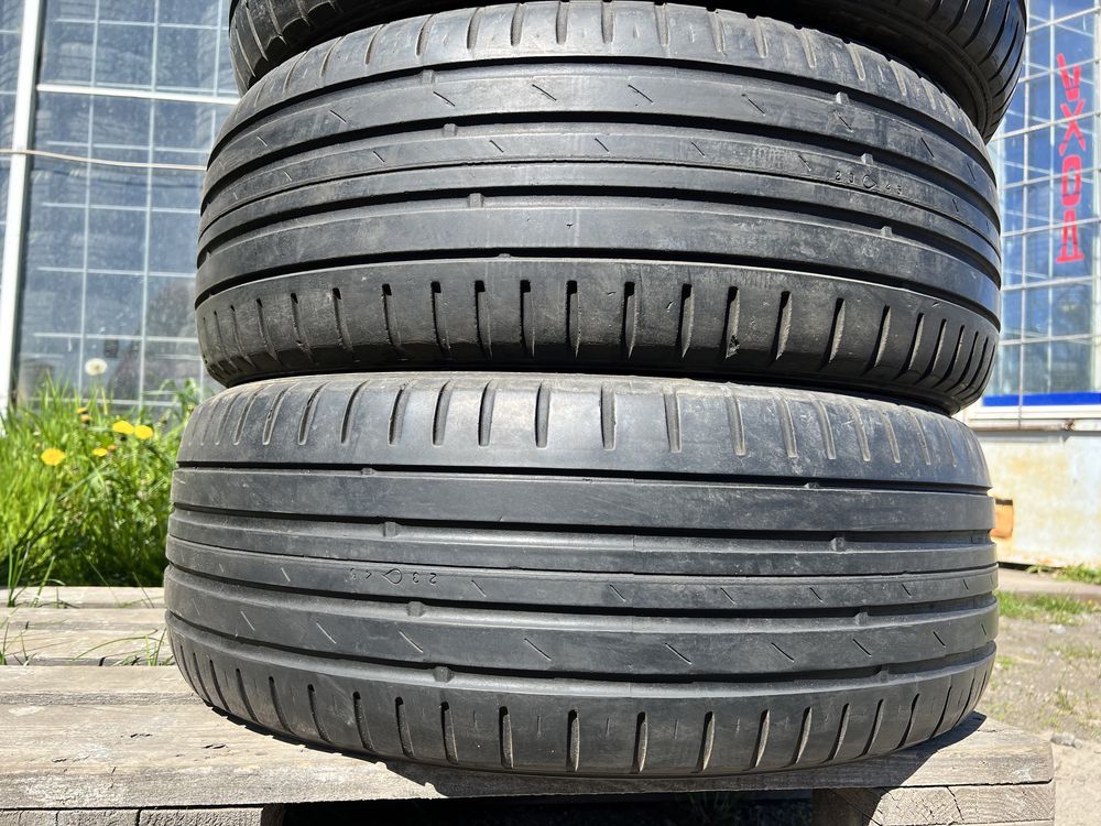 Шины бу 235/60 R18 Nokian комплект літа;Резина R18;Склад коліс