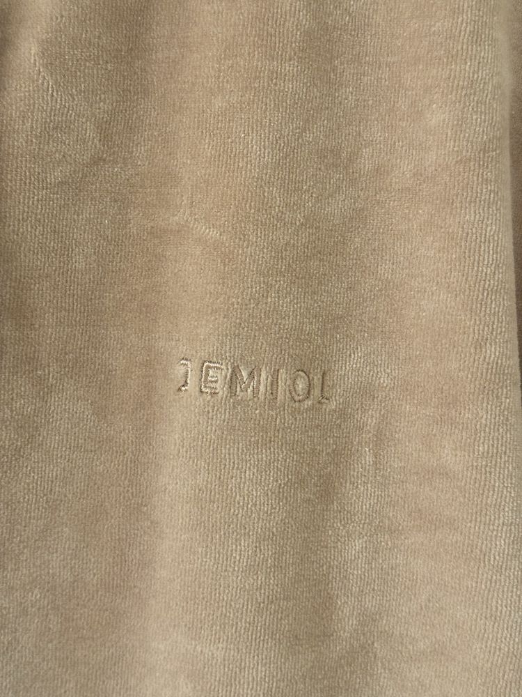 Łukasz Jemioł bluza welurowa z kapturem r. M/L