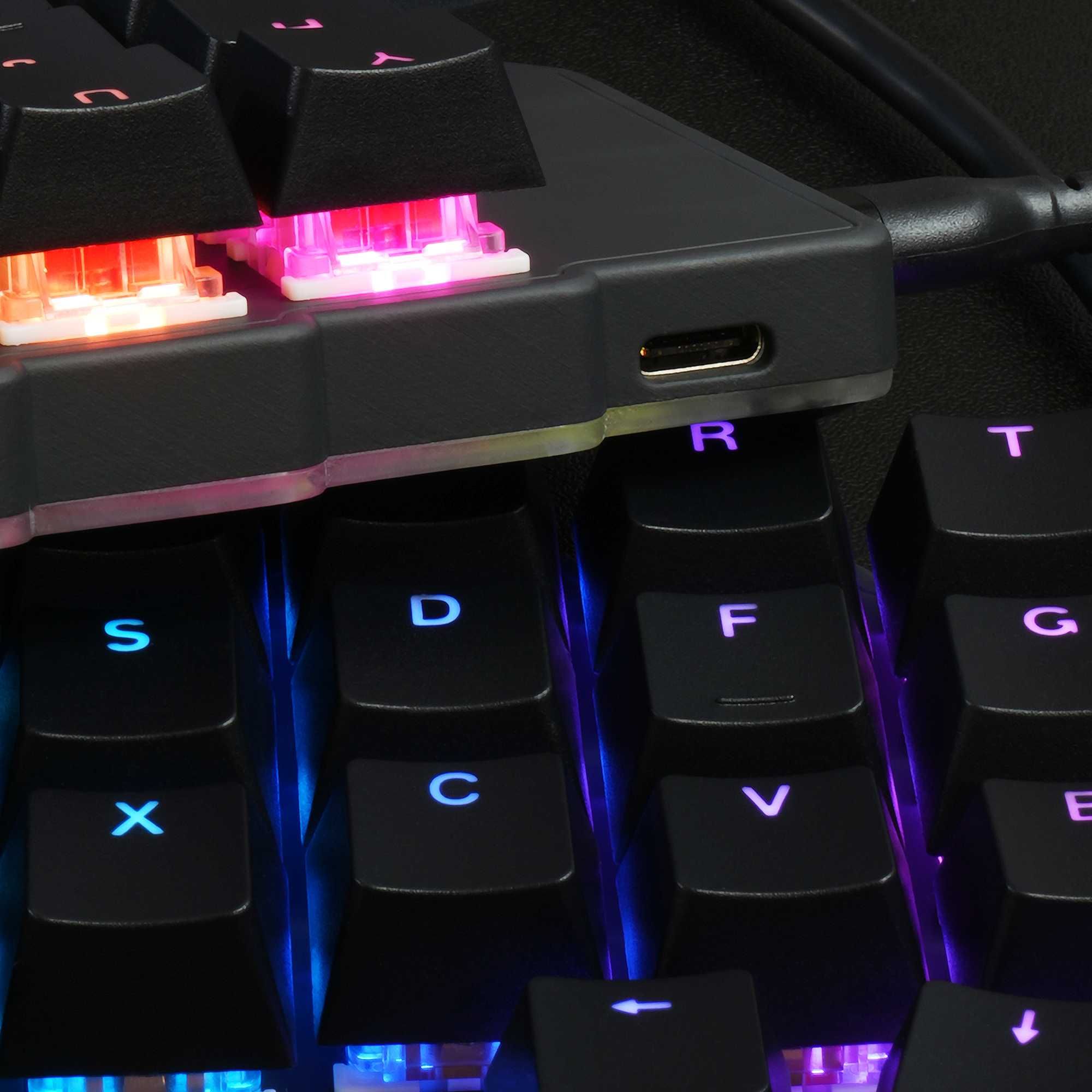 Спліт клавіатура Cleo (Corne) – механічна клавіатура з RGB підсвіткою