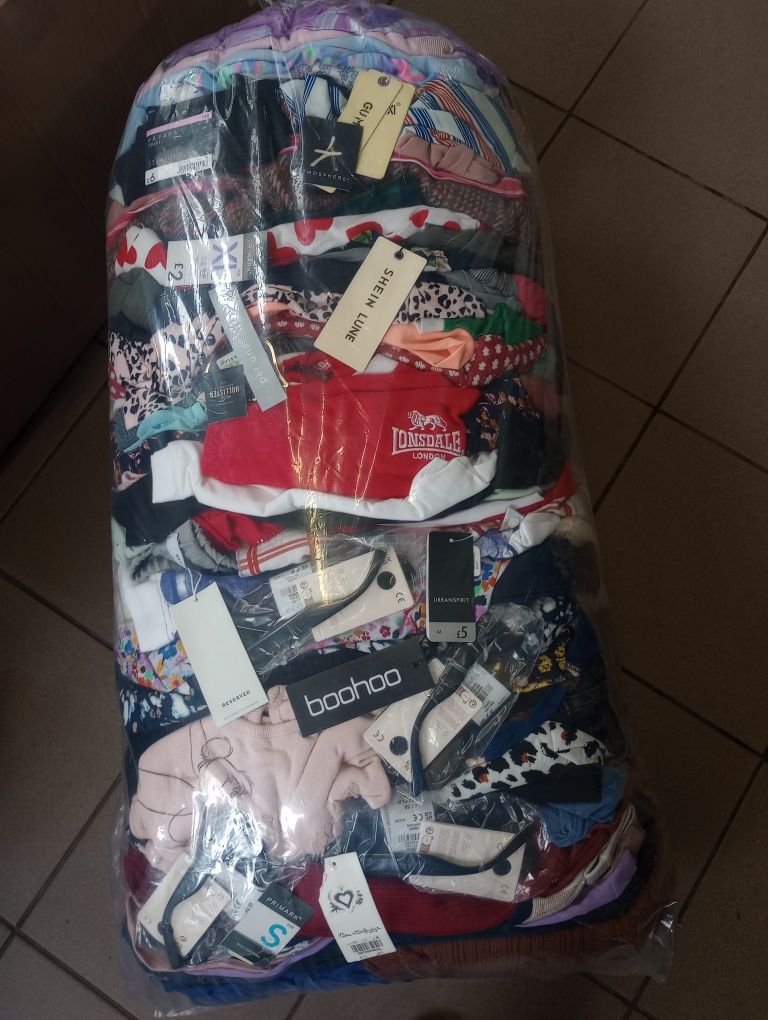 Odzież mix sort cream 10 kg