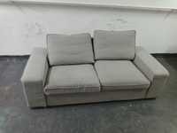 Sofa 2-osobowa IKEA Kivik - kanapa szara.