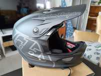 Kask Troy Lee Designs D3 Mono Fiberlite - Stealth Black L