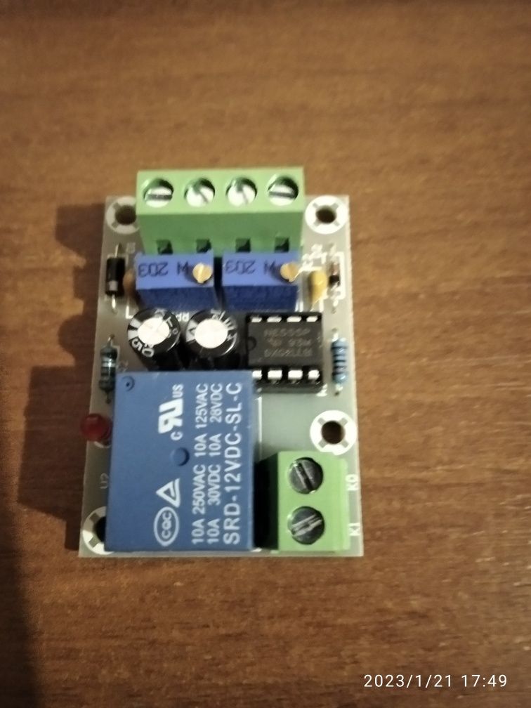 Модуль контролер заряда акумулятора XH-M601