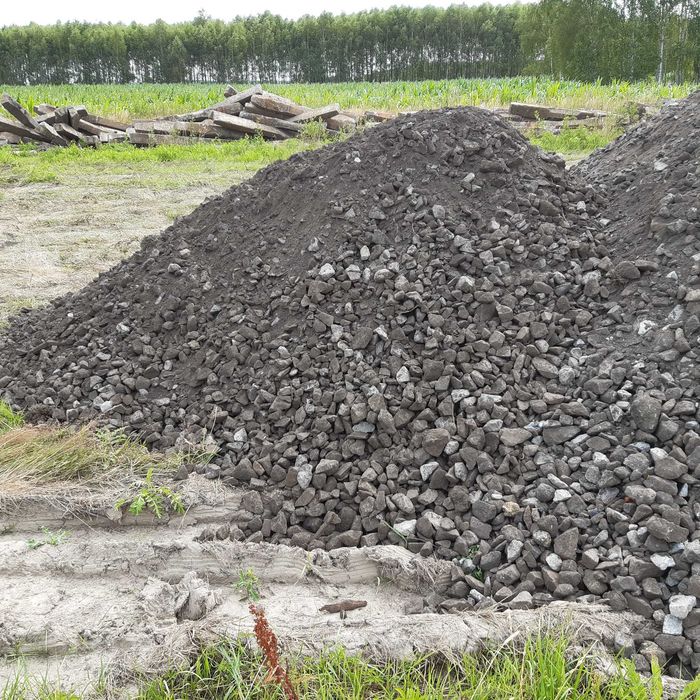 Na utwardzenie terenu kamień gruz  tłuczeń kliniec przekrusz siany