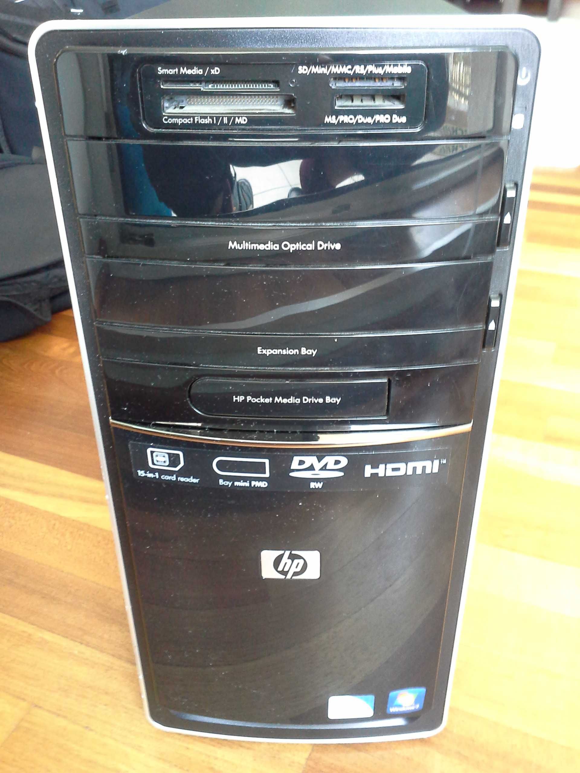 PC mała stacja robocza komputer HP p6250sc 6gb ram grafika Radeon