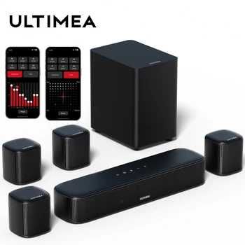 Barra de som surround virtual ULTIMEA de 7.1 canais, controle de app