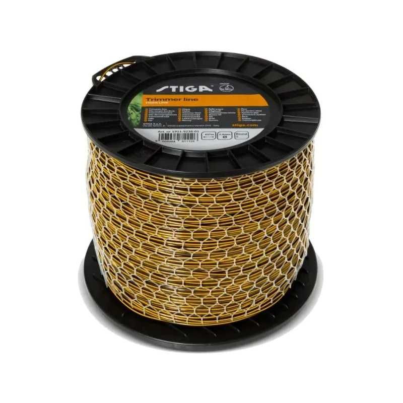 Żyłka do kos spalinowych stiga tiger line 2,4 mm 437m - WYPRZEDAŻ