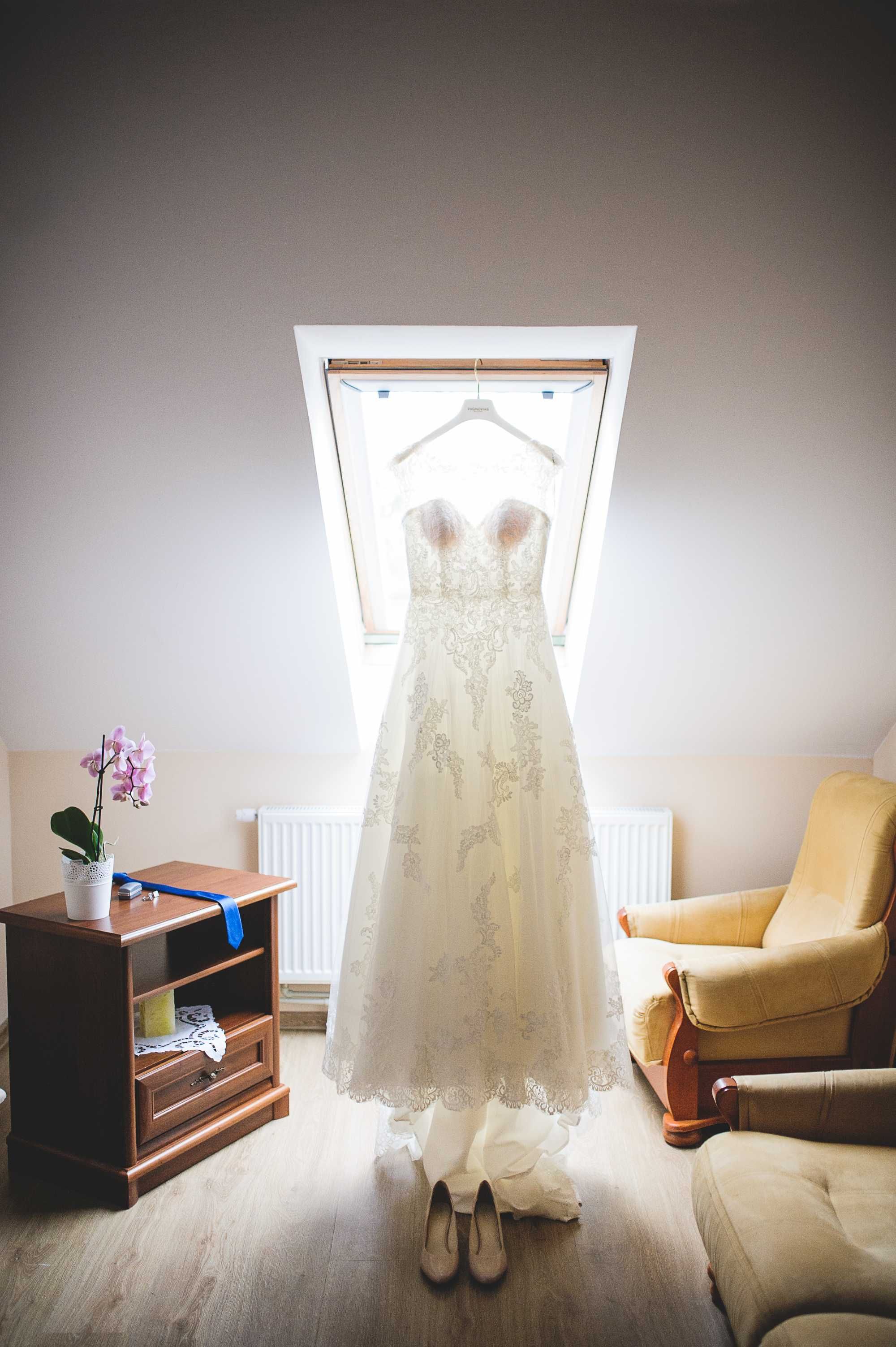 Pronovias Keyla 38, 175+6cm off-white A, Warszaw/Sochaczew/Wrocław