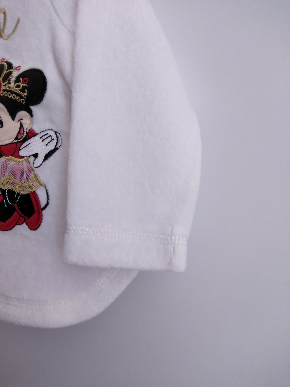 Bluzka welurowa Disney roz 6-9m