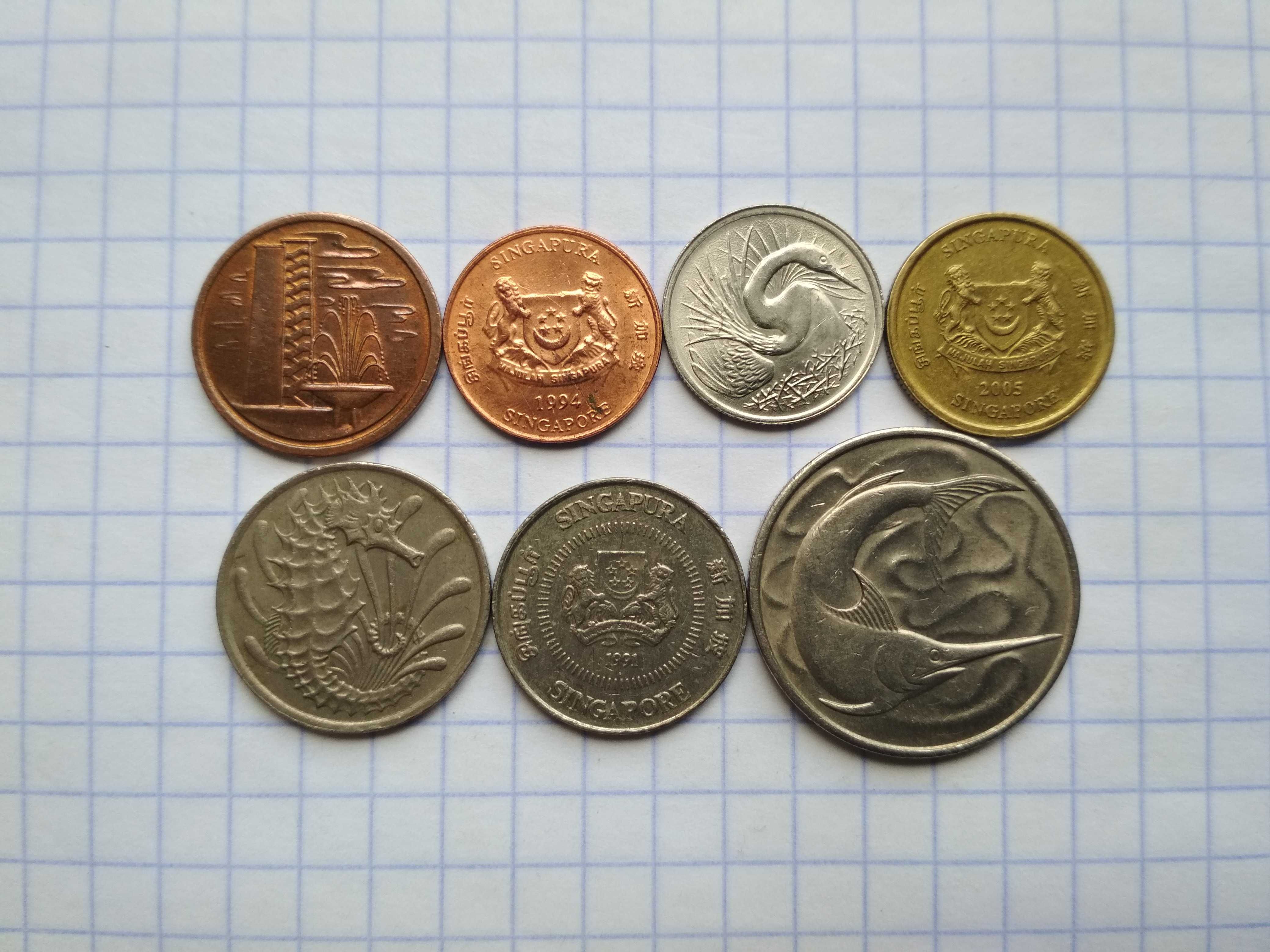Монеты   Сингапура