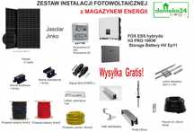 zestaw 10kw z magazynem 10kw foxess, fotowoltaika