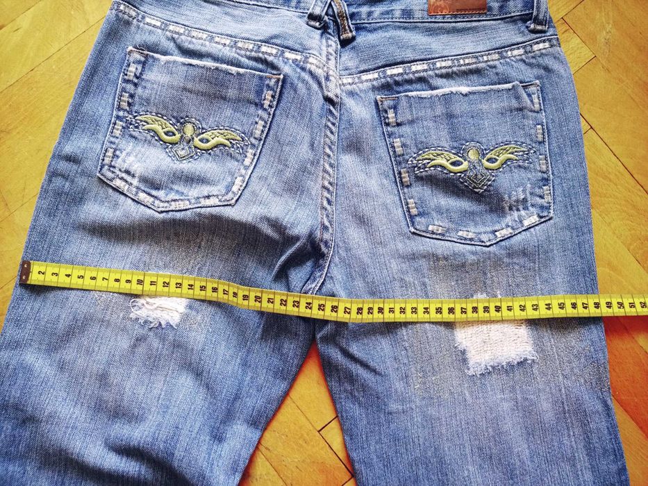 Spodnie jeansy damskie , S, M, dzwony , Michino