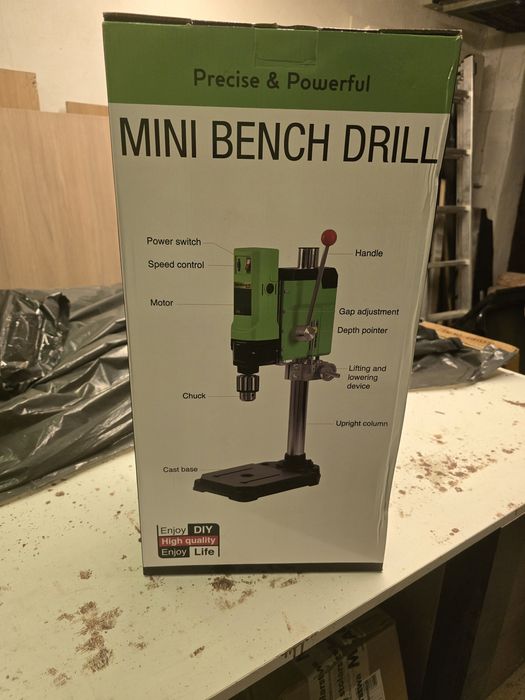 Wiertarka stołowa, kolumnowa, 1050W,